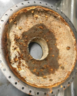 Caldeira industrial remoção de incrustações